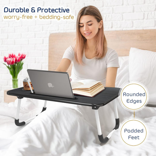 Table Pliable pour Ordinateur Portable - Idéale pour Lit et Canapé