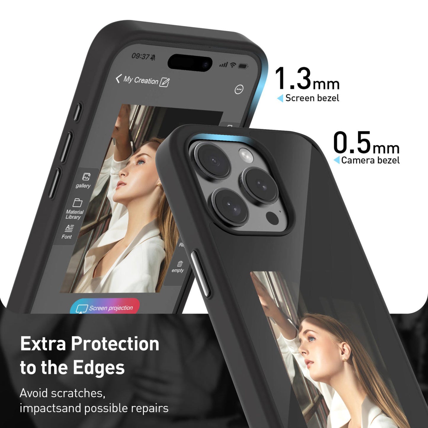 PhotoInk Case - La Coque avec Écran E-Ink pour iPhone