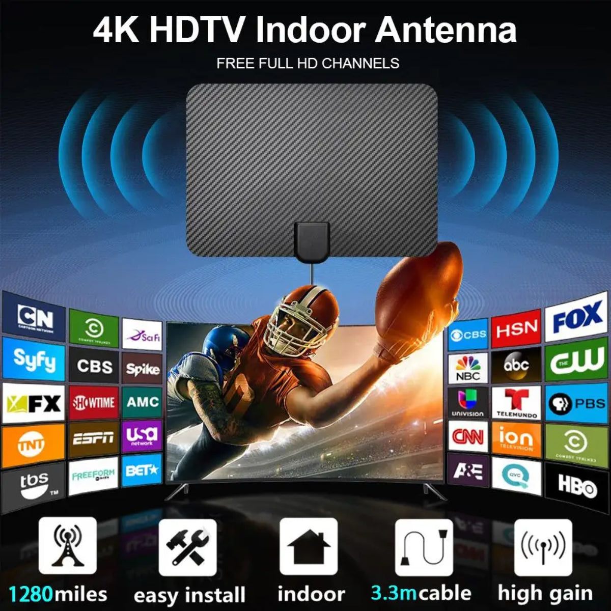 Antenne Smart-HDMI : Transformez votre téléviseur en SMART TV